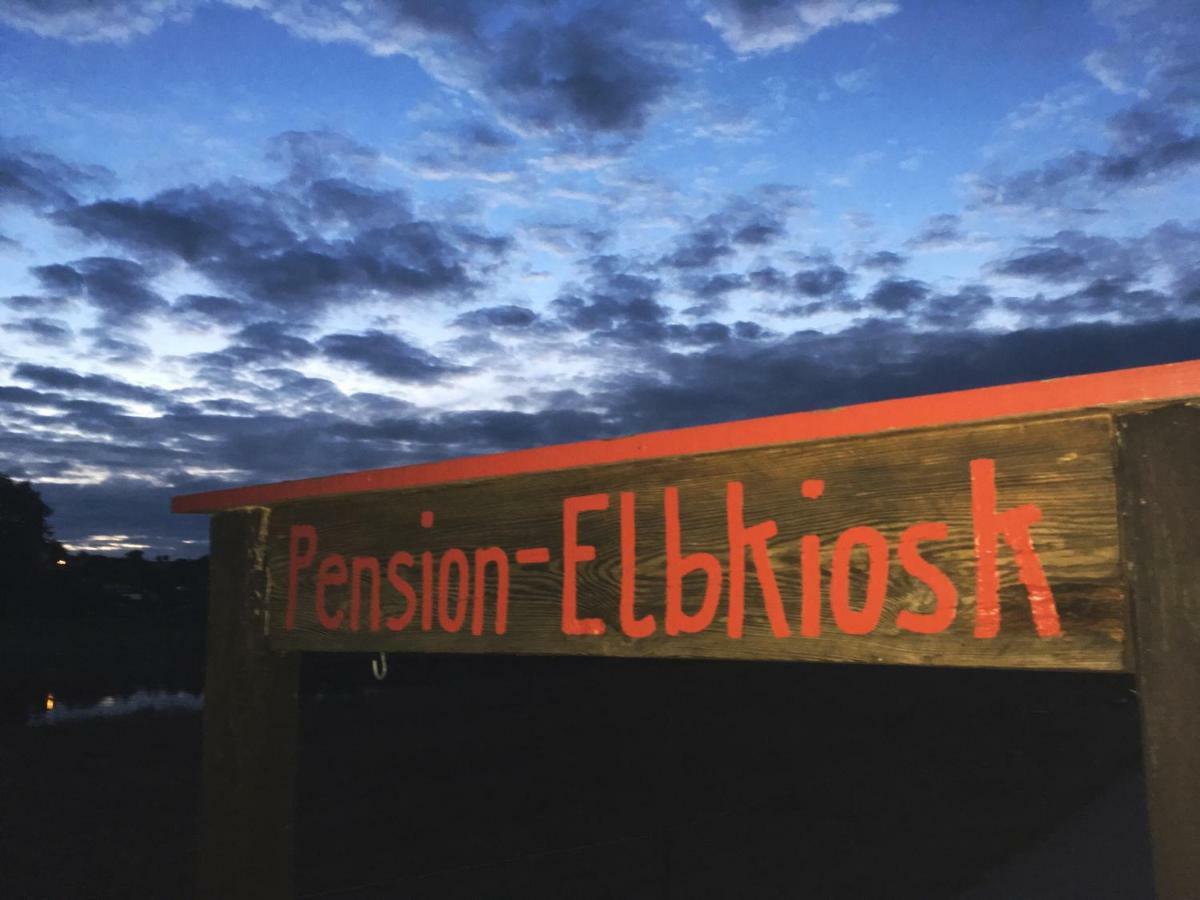 Pension Elbkiosk Kleinzadel Kültér fotó
